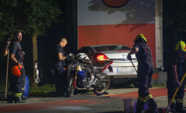 Für den Motorradfahrer kam jede Hilfe zu spät. (Foto: Pressefoto Scharinger/Stefan Burgstaller)