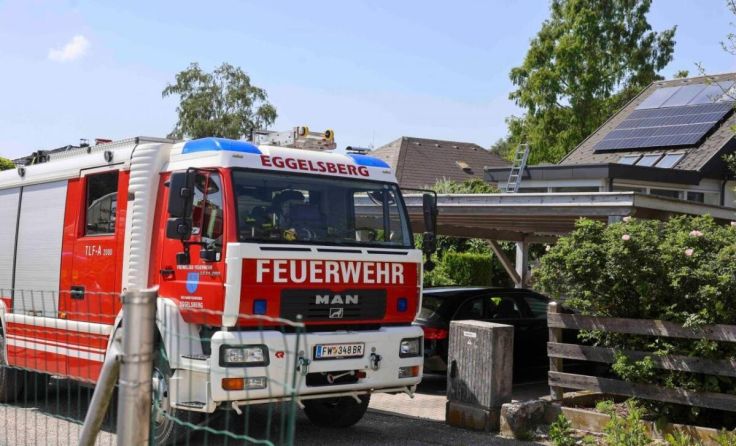 Der kleine Brand war schnell gelöscht. (Foto: Pressefoto Scharinger/Daniel Scharinger)