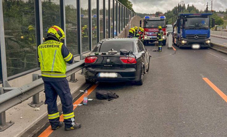 An der Unfallstelle (Foto: H. Innerlohninger & C. Stoxreiter)