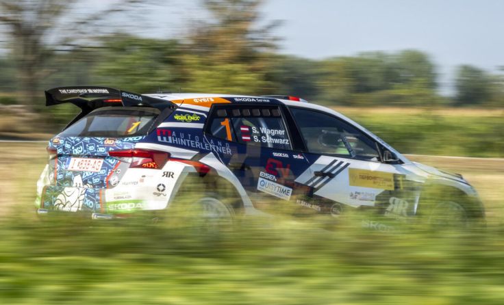 Simon Wagner im Skoda (Foto: Günther Iby)