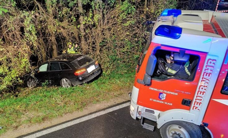 Unfall in St. Georgen/ Klaus (Foto: Bfkdo Amstetten)