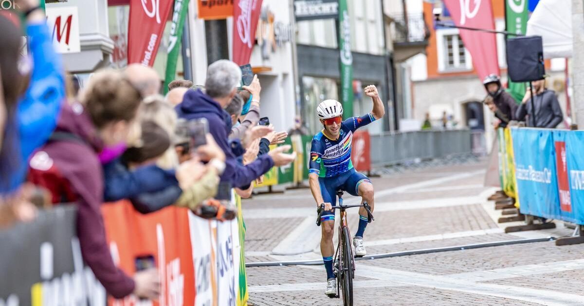Rene Pammer triumphiert bei der Dolomitenradrundfahrt nach Soloflucht