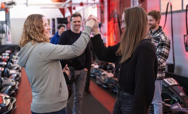 Teambuilding im Rotax MAX Dome Linz (Foto: Rotax Maxdome)