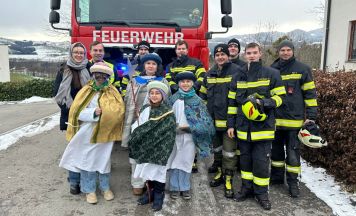 Sternsinger hörten Hilferufe aus einem Haus in Waldneukirchen und alarmierten die Einsatzkräfte