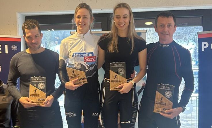 V. l.: Michael Gabriel, Natalie Lauß, Laura Lindorfer, Josef Stadlbauer (Foto: Andi Wildoner)