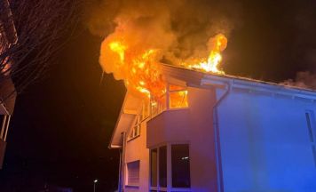 Brand in Einfamilienhaus in Linz