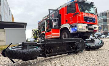 E-Scooter fing in Leonding beim Laden zu brennen an