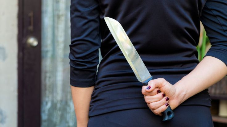 Frau (52) ging in Linz mit einem Messer auf ihren Ex-Lebensgefährten (44) los