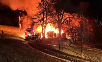 Hütte in Steinbach an der Steyr abgebrannt