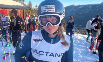 Alisa Gierlinger lieferte bei ihrem ersten internationalen Rennen gleich ab