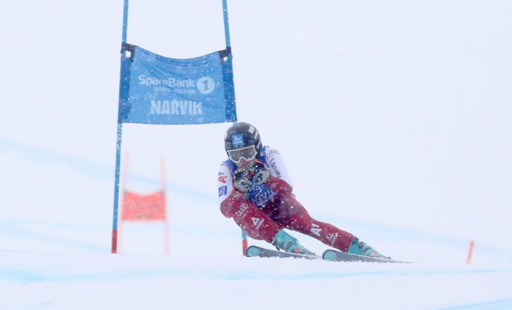 Pia Hauzenberger beim Super-G (Foto: Marius Gulliksrud)