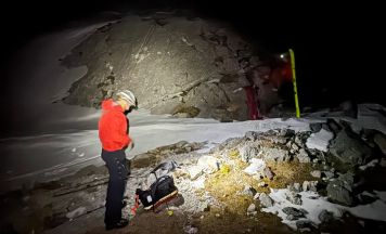 Nächtlicher länderübergreifender Bergrettungseinsatz beim Unteren Eissee am Dachstein