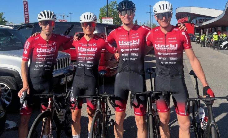 V. l.: Rene Pammer, Christian und Daniel Oberngruber, Florian Bauer (Foto: privat)