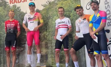Christian Oberngruber und Rene Pammer beim Grand Prix Niederösterreich am Podest