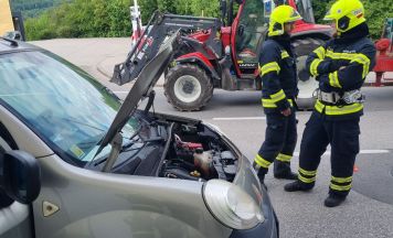 Autobrand-Alarm in Bad Ischl