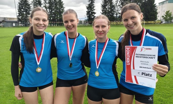 Die Goldmedaillengewinnerinnen der BBS Rohrbach (Foto: BBS Rohrbach)
