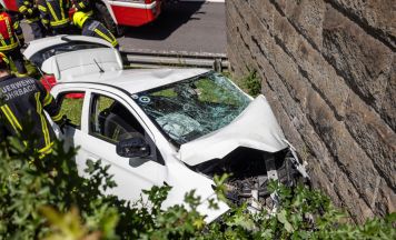 Personenrettung nach Unfall in Rohrbach-Berg