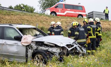 Unfall auf der B127 in Arnreit