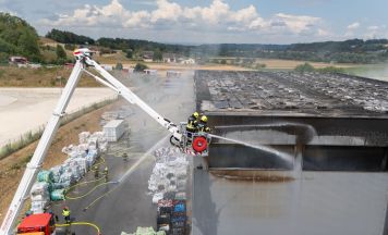 Falsch entsorgter Akku löste Großbrand in Steyr aus
