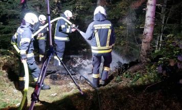 Plumpsklo-Brand in Bad Ischl