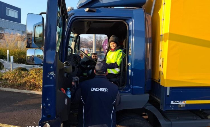 Bei Dachser kann man zum Beispiel die Welt der Logistik kennenlernen. (Foto: privat)