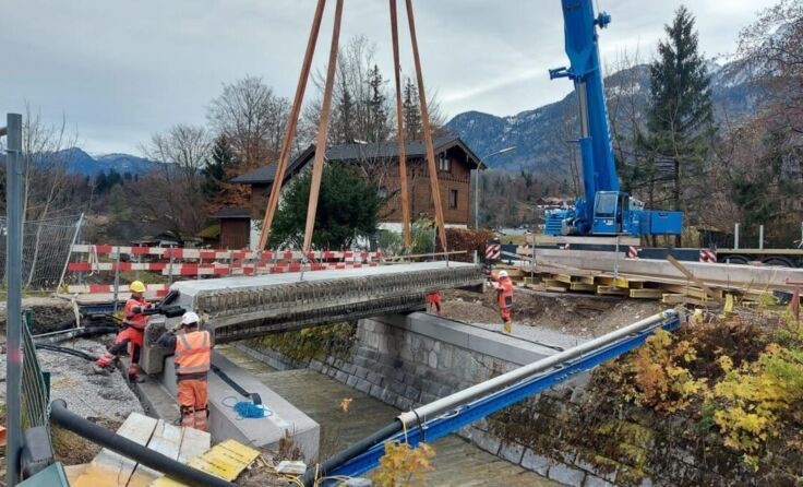 Sanierung der Zimnitzbachbrücke (Foto: Stadtgemeinde Bad Ischl)