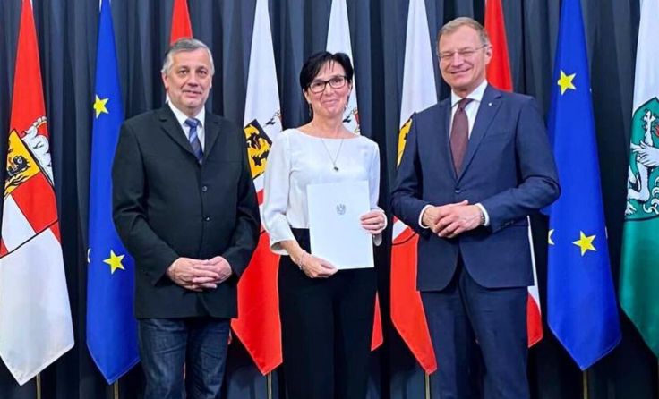 Verleihung des Berufstitels in Linz (Foto: HAK Bad Ischl)