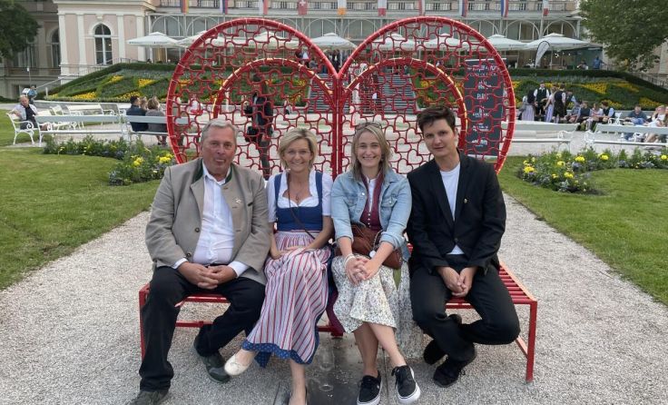 Der Ischler Kurpark besitzt ein neues Fotomotiv. (Foto: Stadt Bad Ischl)