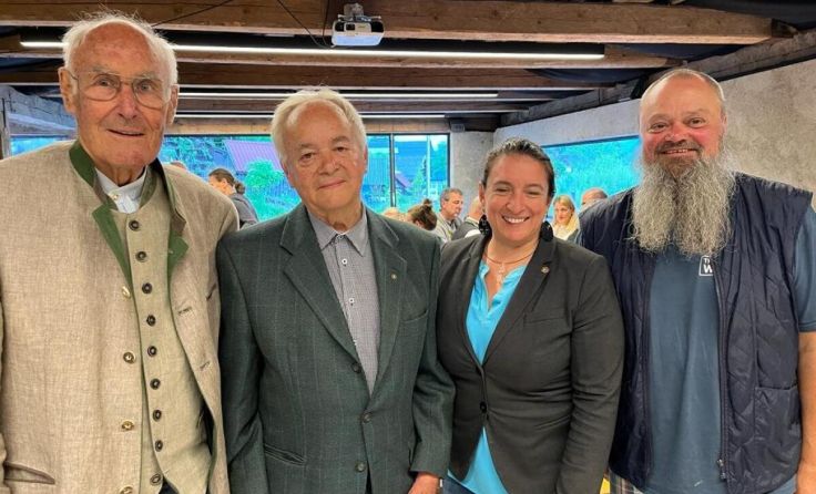 Fritz Neuböck wurde zum Rotary Club-Ehrenmitglied ernannt. (Foto: Rotary Club Bad Ischl)