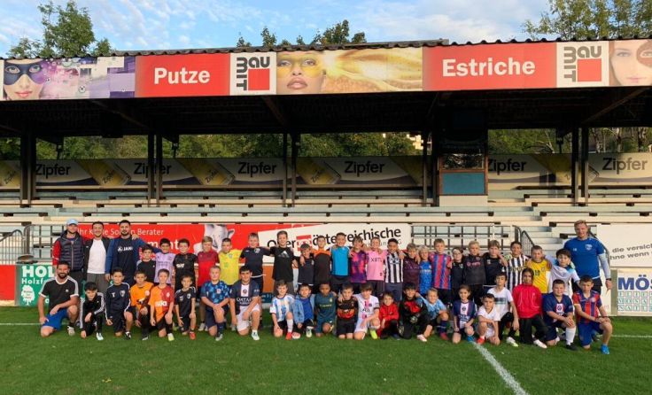 Etwa 150 Kinder spielen beim SV Zebau Bad Ischl Fußball. (Foto: Wieser)