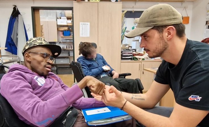 Oliver Nußbaumer mit Jonathan. (Foto: Nußbaumer)