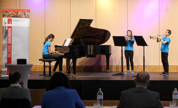 Die Gruppe FFP3 der Landesmusikschulen Scharnstein und Laakirchen. (Foto: OÖBV)