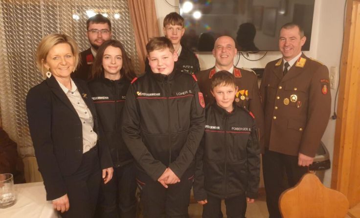 Die Feuerwache Reiterndorf ist besonders stolz auf ihre Jugendgruppe. (Foto: ff-badischl.at)
