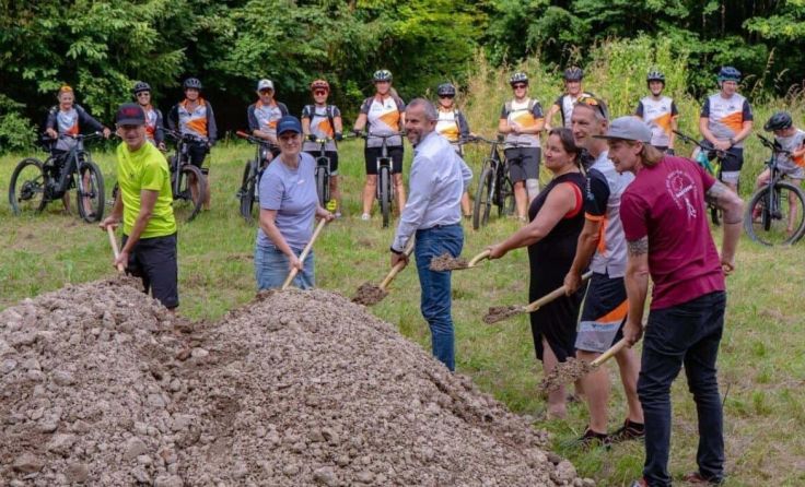 Im Herbst soll Scharnsteins erster Pumptrack eröffnen. (Foto: Gernot Wührleitner)