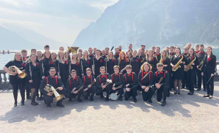 Das Bezirksjugendblasorchester Steyr am Gardasee