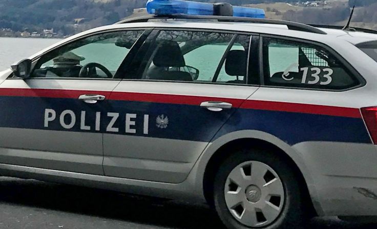 Polizisten nahmen die beiden Asylwerber fest. (Foto: Thomas Leitner)