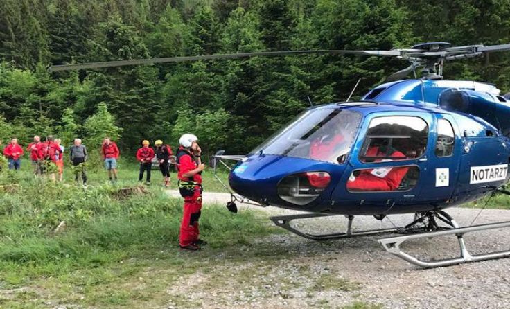 Für den Bergsteiger kam jede Hilfe zu spät. Foto: Bergrettung Gmunden