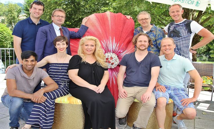 Susanna Hirschler und Ramesh Nair stehen in Bad Ischl auf der Operetten-Bühne Foto: Hörmandinger