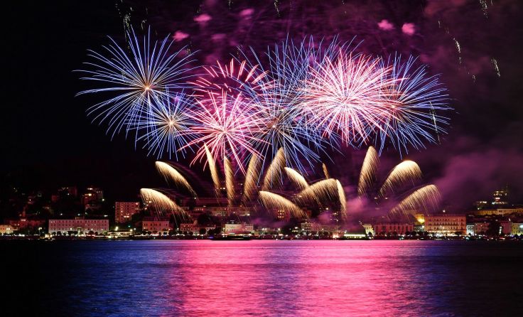 Das 20-Minuten Klangfeuerwerk begeisterte die Besucher Foto: Wolfgang Spitzbart