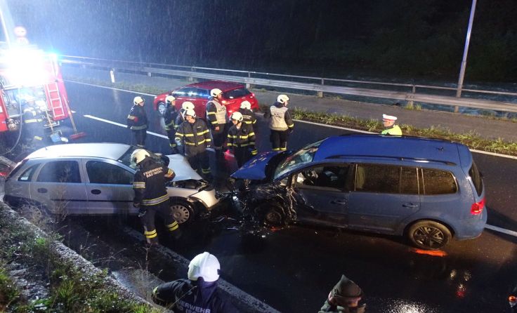 Insgesamt 58 Feuewehrmänner waren im Einsatz. Foto: Feuerwehr Bad Ischl