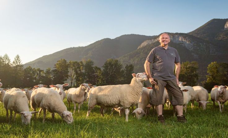 Biolandwirt Sepp Eisl vom Wolfgangsee.Foto: Timo Jaworr
