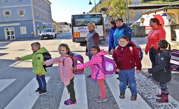 Der gefährliche Schulweg in Ebensee wurde entschärft. Foto: Hörmandinger