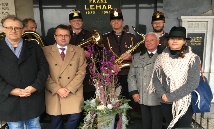 Gedenken in Bad Ischl zum 70. Todestag von Franz Lehár. Foto: Stadtgemeinde Bad Ischl