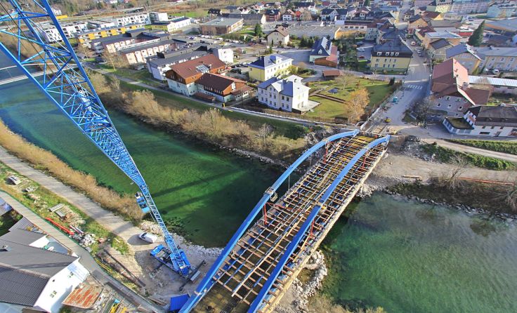 Gleichenfeier: Bauarbeiten gehen in die Endphase. Foto: Hörmandinger