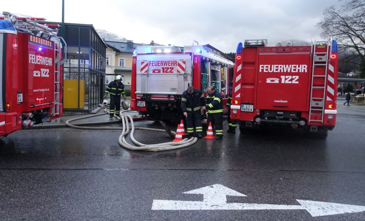 Über 80.000 Liter Wasser aus Tiefgarage gepumpt.Foto: FF Bad Ischl