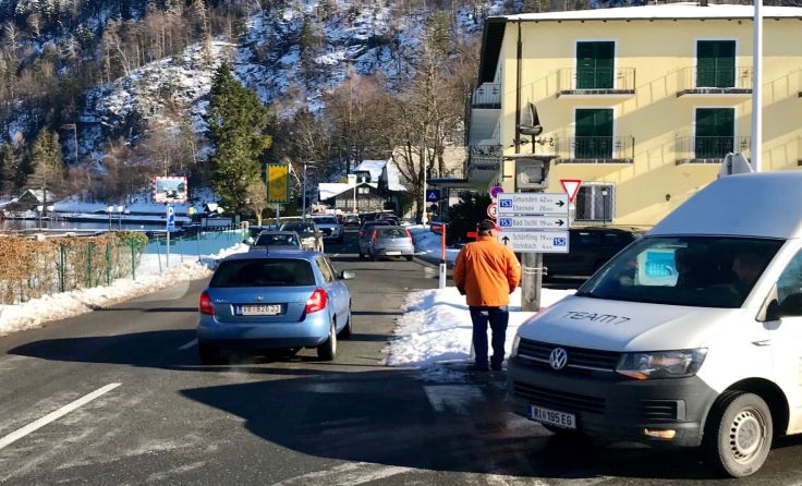 In Weißenbach kam es vergangene Woche zu extremen Wartezeiten. Foto: Thomas Leitner