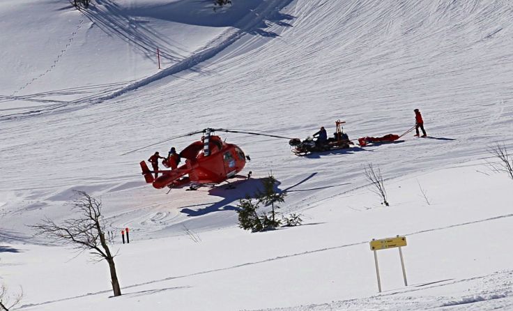 Hubschrauber-Bergung am Feuerkogel. Foto: Hörmandinger