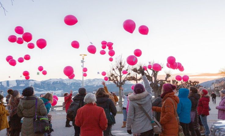 One Billion Rising – in Gmunden und auf der ganzen Welt.Foto: Anna Linda Photographie