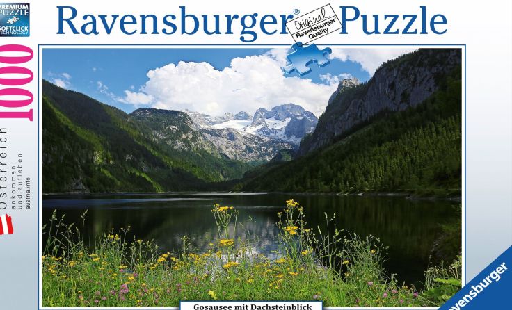 Gosausee schmückt Ravensburger-Puzzle. Foto: Ravensburger