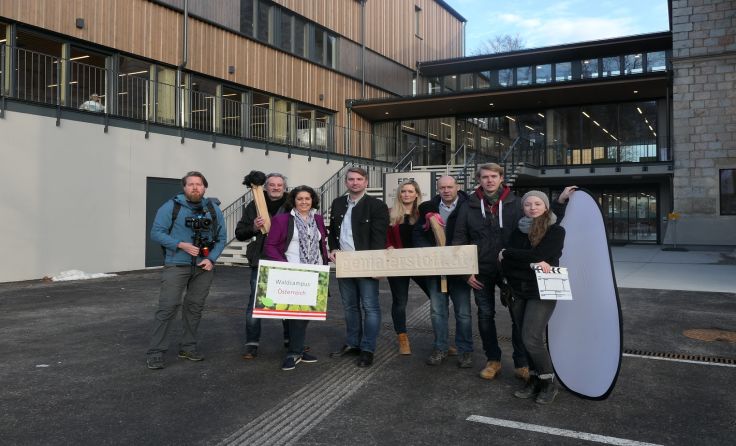 Waldcampus war Schauplatz für Jugendkampagne. Foto: Waldcampus Österreich